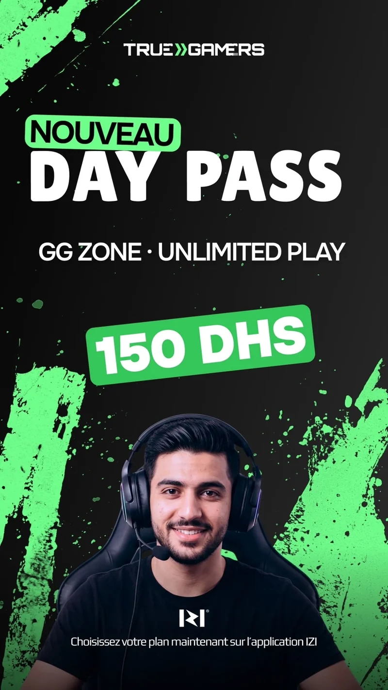 Day Pass — Zone GG — True Gamers